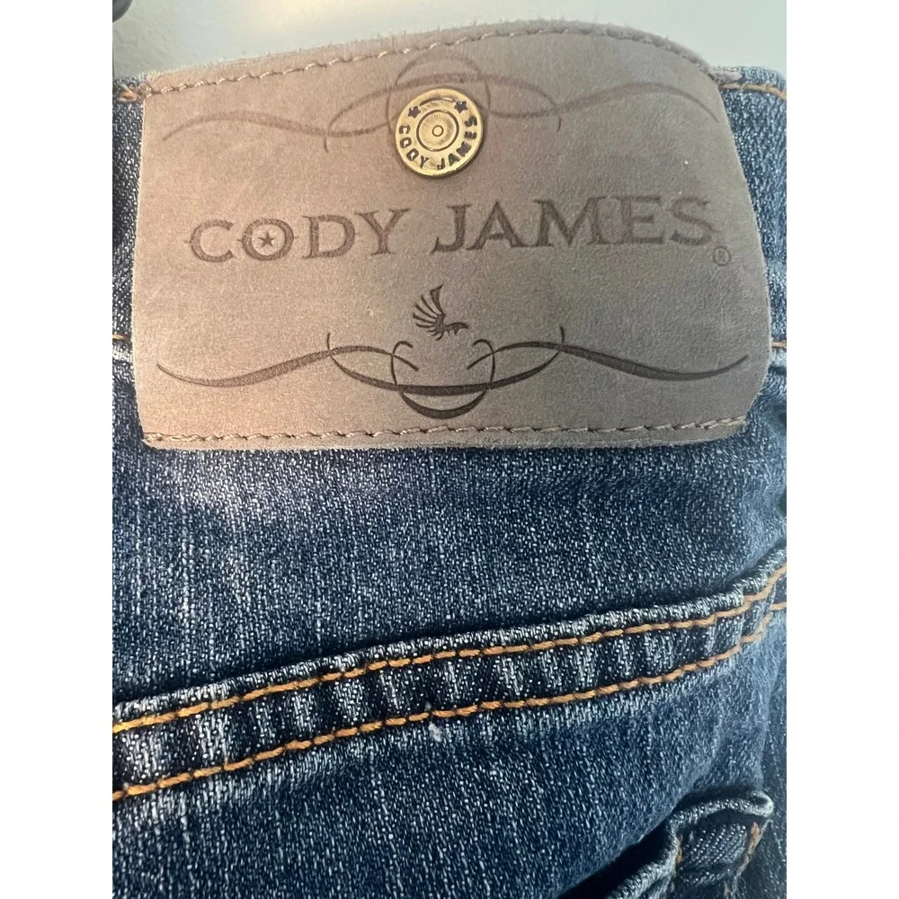 Cody James Jeans Mens 36x32 Blue Straight Leg Stretch Western Denim Cowboy
